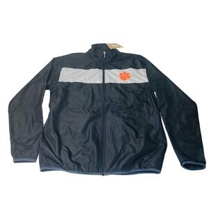 NCAA Clemson Tigers Rivalry Threads Windbreaker Jacket Black NEW Mens XL